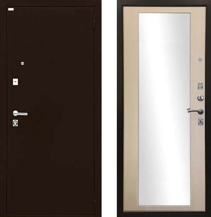 Фото Дверь Ратибор Люкс Зеркало Экодуб DIS002862